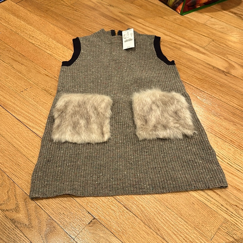 Jcrew kids sweater dress size 6 in perfect condition with tags. Never worn.